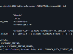 AWS IoT Device Defender Library Screenshot 1