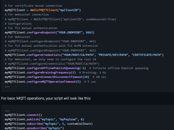 AWS IoT Device SDK for Python Screenshot 1