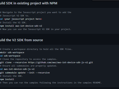 AWS IoT Device SDK for JavaScript v2 Screenshot 1