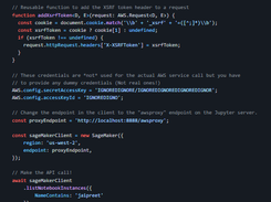 AWS Jupyter Proxy Screenshot 1