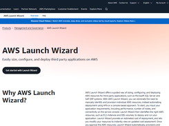 AWS Launch Wizard Screenshot 1