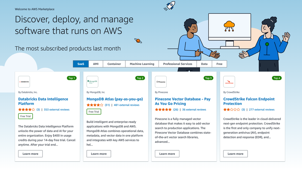 AWS Marketplace Screenshot 1