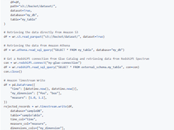 AWS SDK for pandas Screenshot 1