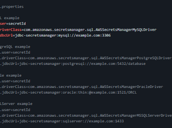 AWS Secrets Manager JDBC Library Screenshot 1