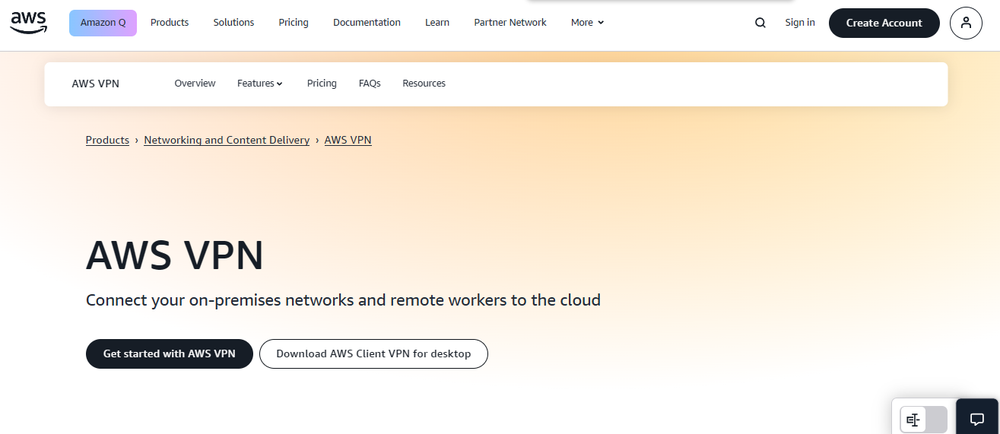 AWS VPN Screenshot 1