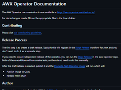 AWX Operator Screenshot 1
