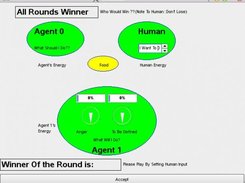 Intial screen of a demo simulation program made by shashank 