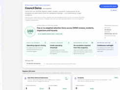 AxionSite Compliance Dashboard