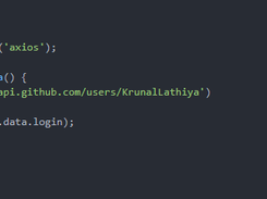 Axios example