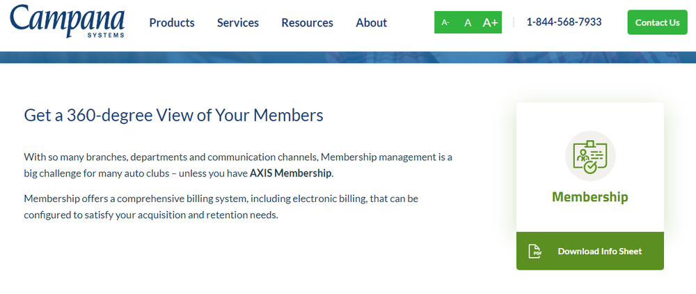 AXIS Membership Screenshot 1