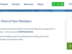 AXIS Membership Screenshot 1