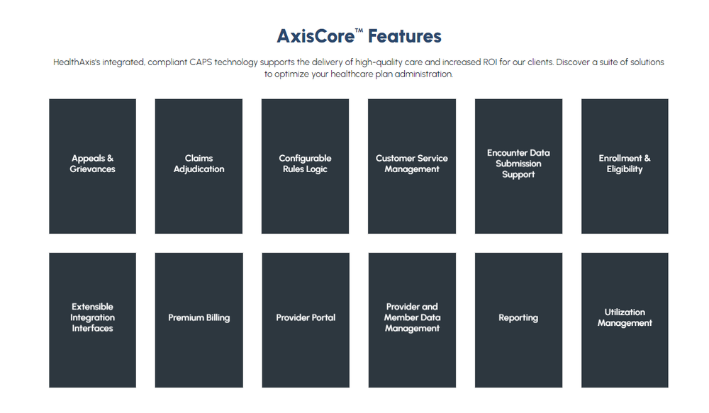 AxisCore Screenshot 1