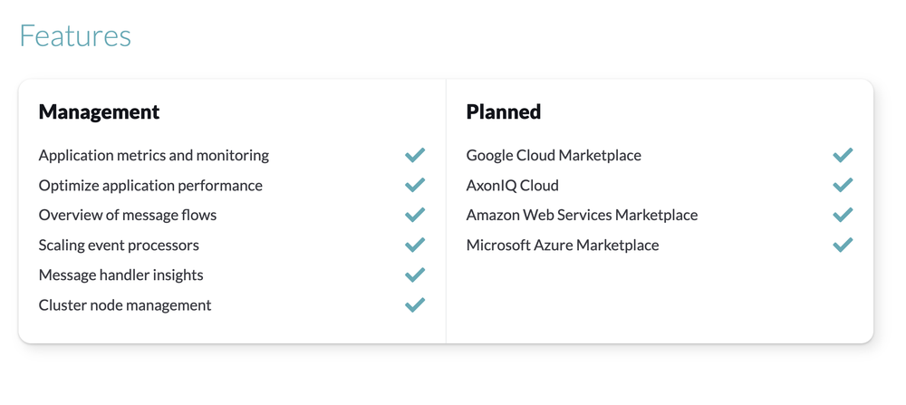 AxonIQ Console Screenshot 1