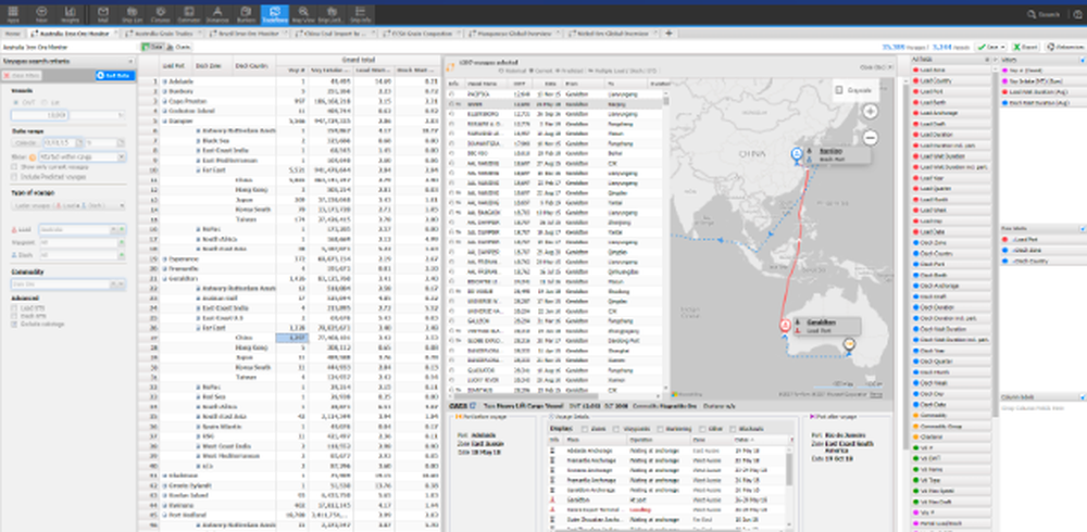 AXSMarine Trade Flows Screenshot 1