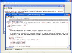 2 xml-files and syntax highlighting