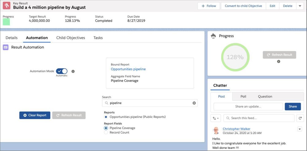 Salesforce Report Binding