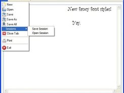 New font settings in 2.0.0. Also showing off menu icons.