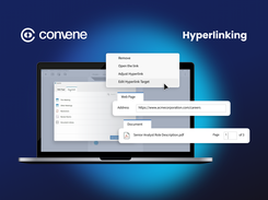 Link seamlessly across files, board packs, resolutions, and review rooms for easy navigation and effortless information sharing.