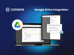 Seamlessly upload files from Google Drive into Convene for quick access during meetings, and save meeting packs from Convene directly into Google Drive.