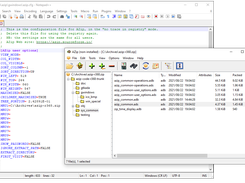 AZip in stealth mode: no trace in registry. AZip uses a configuration file