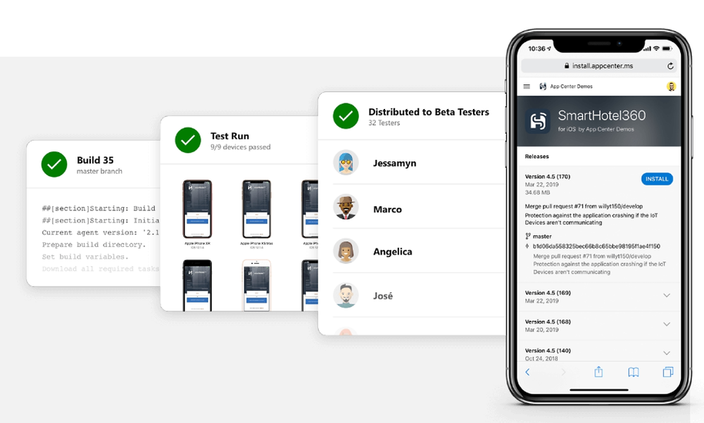 Azure App Center Screenshot 1