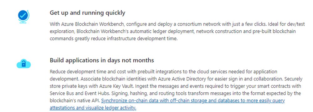 Azure Blockchain Workbench Screenshot 1