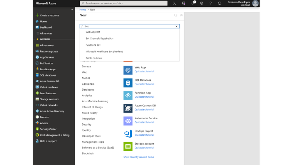Azure AI Bot Service Screenshot 1