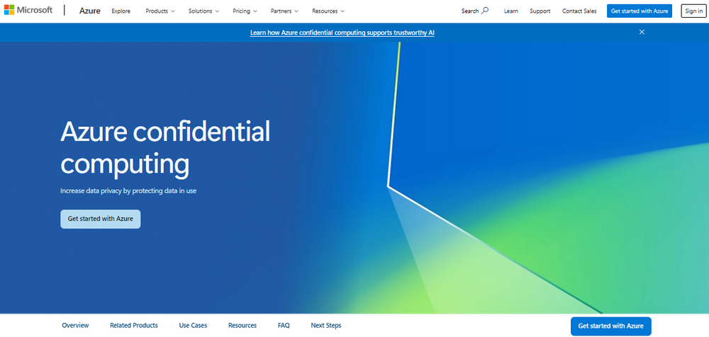 Azure Confidential Computing Screenshot 1