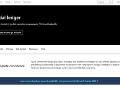 Azure Confidential Ledger Screenshot 1