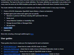 Azure Container Service Engine Screenshot 1