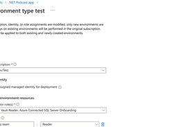 Azure Deployment Environments Screenshot 2