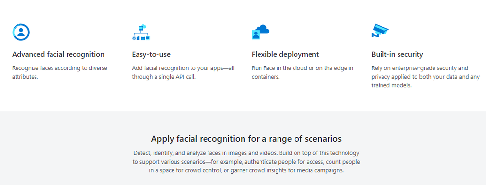 Azure Face API Screenshot 1