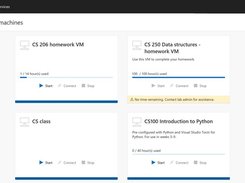 Azure Lab Services Screenshot 1