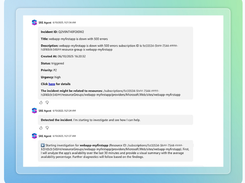Azure SRE Agent Screenshot 1