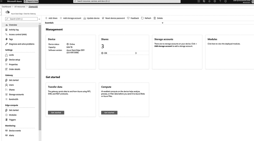 Azure Stack Edge Screenshot 1