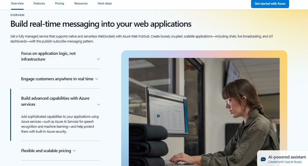 Azure Web PubSub Screenshot 1