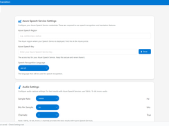 AzioSpeech Recognition and Translation Screenshot 2