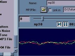 Any class can generate and manipulate sounds in real time. 