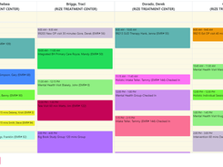 Calendar View in AZZLY Rize. AZZLY supports all the needs of mental health and addiction treatment providers including documentation, scheduling, appointment reminders, telehealth, e-prescribing. labs, and revenue cycle management.