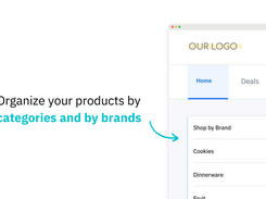 Organize products in categories and brands