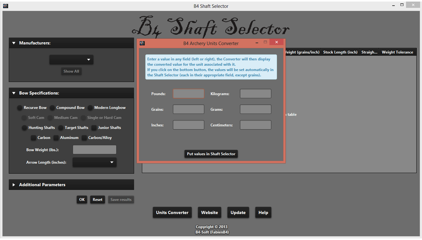 B4 Shaft Selector Download Sourceforge Net