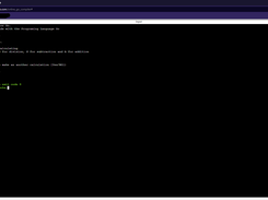 Running on An Online Compiler