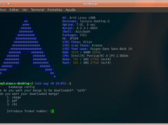 Baamanga config dialog