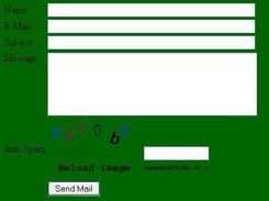 bababCAPTCHA in a mailform