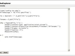 The babbaExplorer file editor.