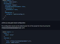 babel-eslint Screenshot 1