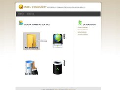 Babel Server: Admin Page