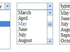 DropDownList & ComboBox