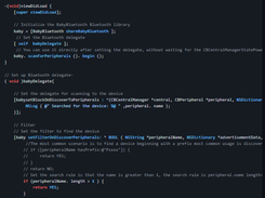 BabyBluetooth Screenshot 1