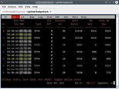 Layer 2 monitoring screen